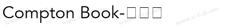 Compton Book字体转换